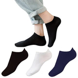 Wonderdiva Unisex Cotton No Show Socks | Low Cut Invisible Ankle Socks For Men & Women | Pack Of 3 (Black, White, Navy)