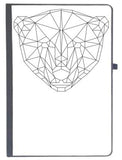 Udnag Ruled Notebook Diary Geometry | Polar Bear Geometry, [A5 80Pages 80Gsm]