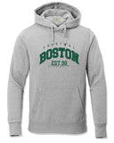 Adro Men'S Cotton Neck Hooded Sweatshirt (H24-Bost-Gr-M_Grey)
