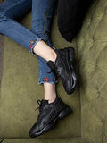 Shoetopia Women'S Block Heel Sneakers Black (5 Uk),Black,5,B0BT1YJCBL