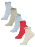 Bodycare Ankle Length MenS Socks Pack Of 5 | Cotton Blend Soft Breathable Stretchable Socks For Casual & Daily Wear | Antibacter