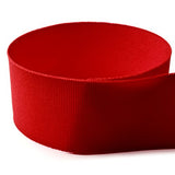 USA | American Made 1-3/8 Red Solid Grosgrain Ribbon - 100 Yards - (Multiple Widths & Yardages Available)