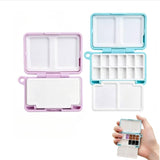 2Pcs Palette For Painting, Mini Painting Kit, Portable Watercolour Palette For Artists And Students, Compact Colour Tray For Out