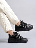 Shoetopia Girls Jm-51 Black Sneaker - 5 Uk (Girls-Jm-51-Black),Black,5,B0CQK6DC6X