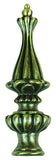 Jandorf 60111 Finial Victorian, 3-1/2'' Long 1/4-27 Thread Tiffany Antique Brass Finish