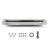 PIT66 Chrome Front Upper Hood Bulge Molding Grille Trim Compatible with Toyota Tundra 2014-2021 TO1231102, 76180-0C030