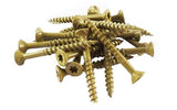 WoodPro Fasteners AP9X2125 T25 5Pound Net Weight 9 by 21/2Inch All Purpose Wood Construction Screws, 500Piece, Gold