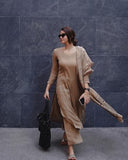 Anni Designer Women'S Rayon Blend Straight Solid Kurta With Pant & Dupatta (Raja Saab Beige_3Xl_Beige_Xxx-Large),Beige,3XL,Rayon Blend,Regular,Kurta, Scarf