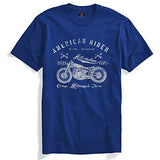 Adro Men'S Regular Fit T-Shirt (Rnr-M-Ame-Rb-L_Royal Blue_Large)