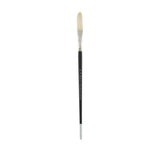 Creative Mark Pro Stroke Premium White Chungking Hog Bristle Artist Paint Brush Long Filbert # 8 Natural Bristle Brush w/Gre