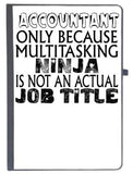Udnag Ruled Notebook Diary Accountant | Acountant Only Because Multitasking, [A5 80Pages 80Gsm]