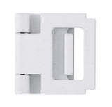 The Door Guardian Door Lock for OutSwinging Doors, Home Security Latch Device, Childproof, Easy to Install (White)