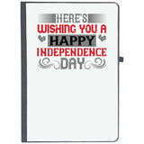 Udnag Ruled Notebook Diary Independance Day | HereS Wishing You A Happy Independence Day, [A5 80Pages 80Gsm]