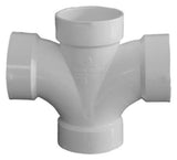 Genova 73530 Double Sanitary Tee (All Hub) - 3 In., 10 Pack