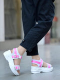 Shoetopia Comfortable & Sporty White Sandals For Women & Girls /Eu41,White,8,B0DRJD2V1C