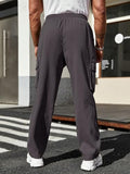 Leriya Fashion Loose Baggy Cargo Pant Trouser For Men (Lf-Tp-1068_Grey_Xl)