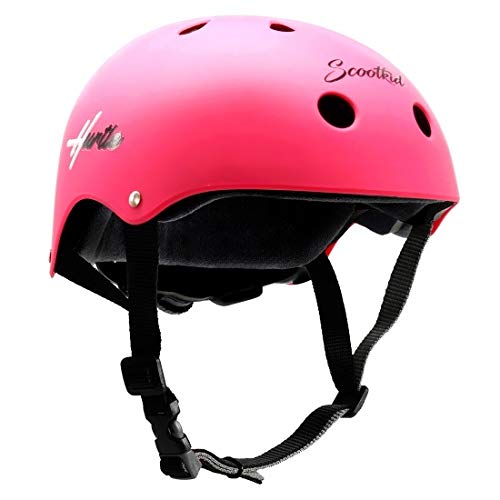 Hurtle Sports Safety Bicycle Kids Helmet-Toddler&Child Bike Helmet w/Adjust Knob,Chin Strap,Ventilation -Toddlers/Childrens Helm