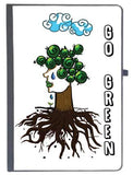 Udnag Ruled Notebook Diary | Go Green, [A5 80Pages 80Gsm]
