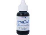 Tsukineko 1 Fluid Ounce VersaCraft Inker, Real Black
