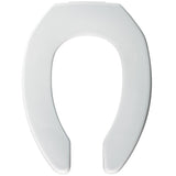 BEMIS 3L2155T 000 MedicAid 3 Lift Raised Open Front Plastic Toilet Seat, ELONGATED, Long Lasting Solid Plastic, White