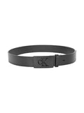 Calvin Klein Solid Black Classic Leather Belt