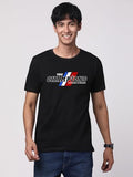 Adro Men'S Graphic Printed 100% Cotton T-Shirt - Regular Fit, Printed T-Shirts For Men (Rn24-Cmp-Bl_Black_Xl)
