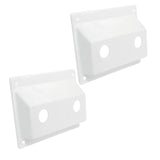 CAMGJORT 2 PCS Faucet Bezel Stand Off Faucet Cover Mounting Kit for RV Camper Motorhome Shower Stand Off Bezel Plate Replacement