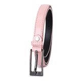 Zevora Women Leather Formal Belt (Pink)