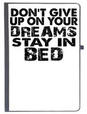 Udnag Ruled Notebook Diary Never Give Up | DonT Give Up On, [A5 80Pages 80Gsm]
