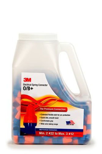3M Blue / Orange Wire Connector - Rate For 600 V - O/B+Jug [Price Is Per Can]
