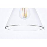 Living District Indoor Modern Home Decorative Bright Ceiling Mera 1 Light Brass Pendant