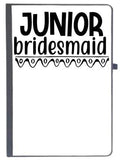 Udnag Ruled Notebook Diary Bridesmaid | Jonior, [A5 80Pages 80Gsm]