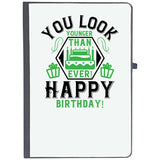 Udnag Ruled Notebook Diary Birthday | You Look Younger Than Ever! Happy Birthday!, [A5 80Pages 80Gsm]