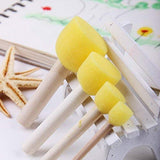Trusmile Sponge Paint Brush Set Sponge Dabber Pack Of 4 (Multicolor)