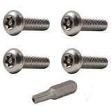 832 x 3/4 Button Head Torx Security Machine Screw Bolt Screws Stainless Steel Tamper Resistant, Qty 25 Thread Size 832 x 3/4