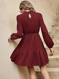 Leriya Fashion Poly Cotton Above The Knee Western Dress For Women (Lf-W.Dress-Wd1254_Maroon,MaroonApparel,XL