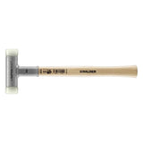 Halder SuperCraft Dead Blow Mallet 3366.030 - Non-Rebounding Mallet, Hard Nylon Inserts, Hickory Wood Handle with Overstrike Pro