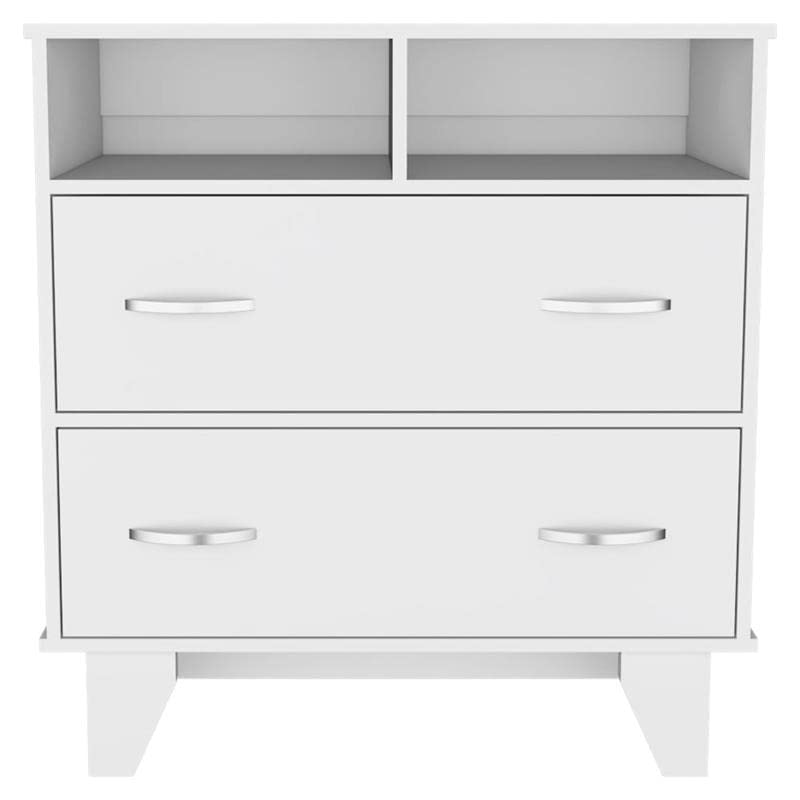 Portanova Two Drawer Dresser -Bedroom -White