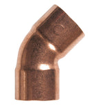 ELBOW 45 3/8&3/8 COPR (Pack of 1)