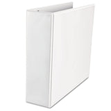 Universal UNV30752 3 in. Capacity 11 in. x 8.5 in. 3 Rings Deluxe EasytoOpen DRing View Binder White