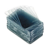 advantus Proximity ID Badge Holder, Vertical, 2 3/8w x 3 3/8h, Clear, 50/Pack