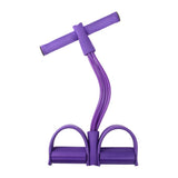 21 Fitness Resistance Bands-4 Tube Pedal Ankle Puller,Pedal Resistance Band with Handle,Resistance Bands,Strength Training, Tumm
