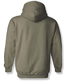 Adro Men'S Cotton Hooded Hoodie (H-B-Sto-Ol_Olive_L)