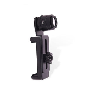 12.5X Microscope Eyepiece Metal Mobile Phone Holder to Connect Mobile Phone to Microscope Eyepiece Tube 23.2mm for Camera and Vi