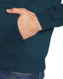 Adro Men'S Cotton Neck Hooded Sweatshirt (H20-M-Dba-Sb_Teal_S)