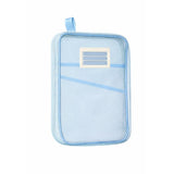 Viraaji Transparent A4 File Folder With Zipper | Clear Exam Pouch For Board Exam | Document Folder Organizer | Blue Pack Of 1