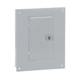 Square D HOM1224L125PC Homeline Load Center with Cover, Gray, 125Amp Convertible Main Lugs, 1Phase, 12Space 24Circuit, Ind
