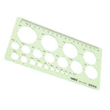 Enakshi 3xNew Poly Circles Geometric Template Ruler Stencil Measuring Tool|Crafts | Art Supplies | Drawing & Lettering Supplies