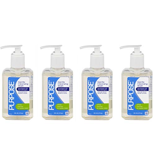 Purpose Gentle Cleansing Wash, 6 Fl Oz (Pack of 4)