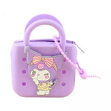 Ujeavette 6Xmini Handbag ChildrenS Washable Cartoon Present For Girls Little Girl Purse Purple